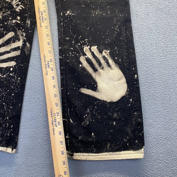 New York & Company Women's Boot Cut Black Jeans Dark Wash Stretch Size 14Petite - Picture 7 of 13